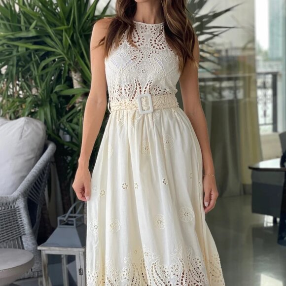 Especia Dresses & Skirts - 032 Especia Sisterly Dress In Ivory Size Medium